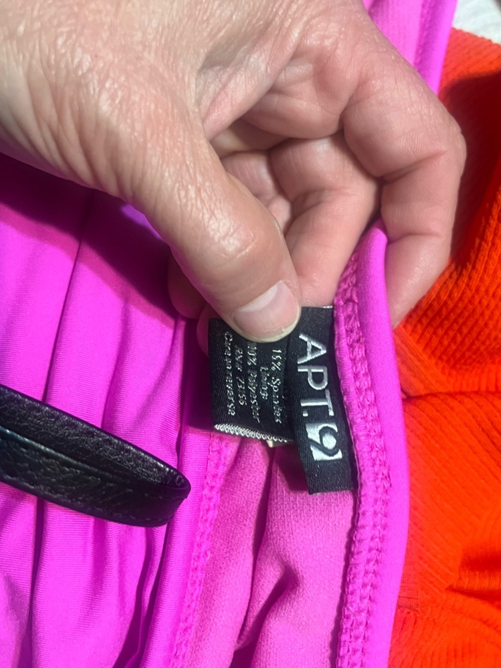 Apt. 9 Fuchsia Pink Ruffled Tankini Set - Picture 7 of 9